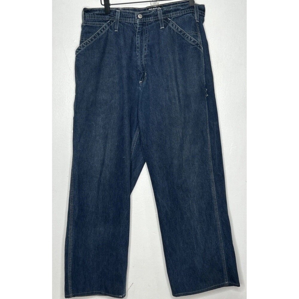 Polo Ralph Lauren Mens Classic Carpenter Jeans Medium Wash 33x32 Vintage No Loop